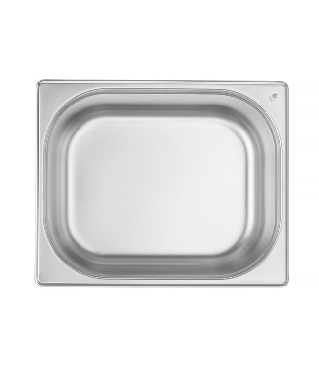 Gastronormbak rvs 1/2-150 mm diep 9,5 ltr zonder greep Budget Line - Hendi
