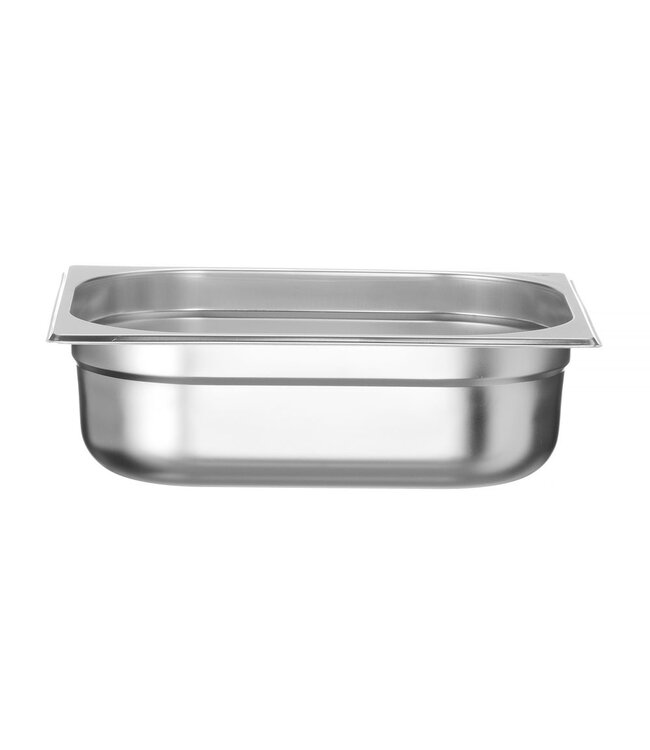Gastronormbak rvs 1/2-100 mm diep 6,5 ltr zonder greep Budget Line - Hendi