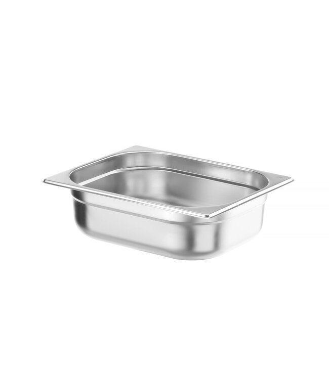 Gastronormbak rvs 1/2-100 mm diep 6,5 ltr zonder greep Budget Line - Hendi