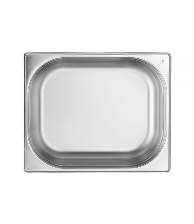 Gastronormbak rvs 1/2-100 mm diep 6,5 ltr zonder greep Budget Line - Hendi