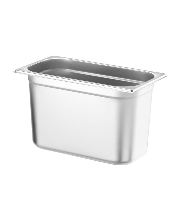 Gastronormbak rvs 1/3-200 mm diep 7,8 ltr zonder greep Budget Line - Hendi