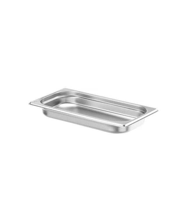 Gastronormbak rvs 1/3-040 mm diep 1,5 ltr zonder greep Budget Line - Hendi