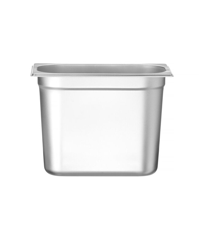 Gastronormbak rvs 1/4-200 mm diep 5,5 ltr zonder greep Budget Line - Hendi