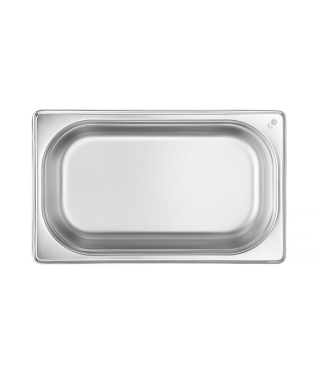 Gastronormbak rvs 1/4-065 mm diep 1,8 ltr zonder greep Budget Line - Hendi
