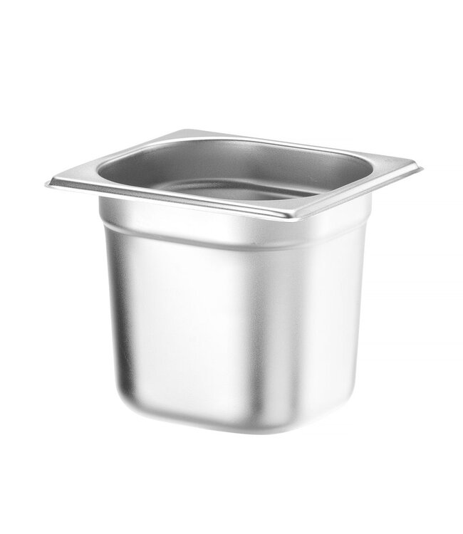 Gastronormbak rvs 1/6-150 mm diep 2,4 ltr zonder greep Budget Line - Hendi