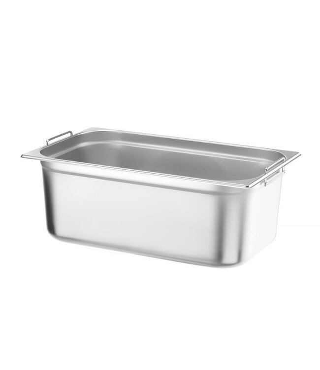 Gastronormbak rvs 1/1-200 mm diep 28 ltr met handgreep Budget Line - Hendi