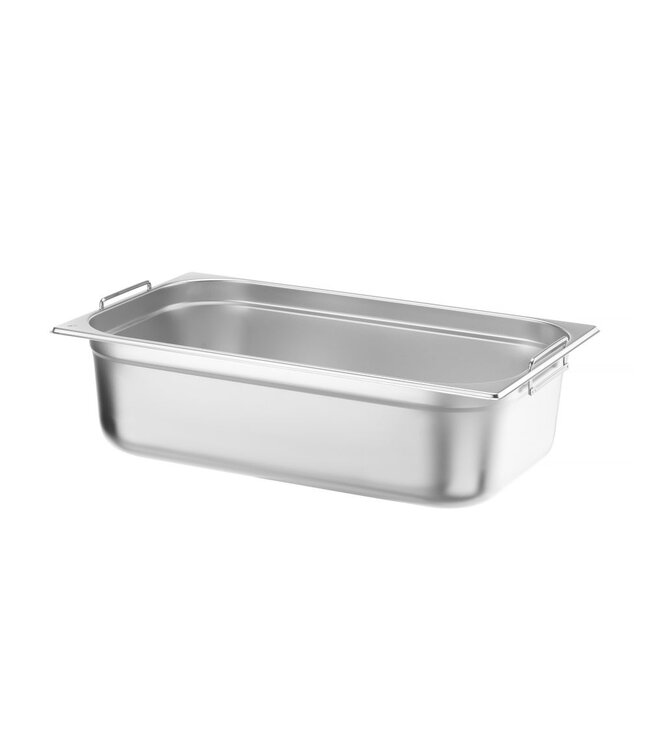 Gastronormbak rvs 1/1-150 mm diep 21 ltr met handgreep Budget Line - Hendi