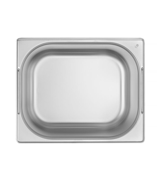 Gastronormbak rvs 1/2-200 mm diep 12,5 ltr met handgreep Budget Line - Hendi