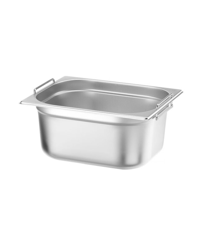 Gastronormbak rvs 1/2-150 mm diep 9,5 ltr met handgreep Budget Line - Hendi