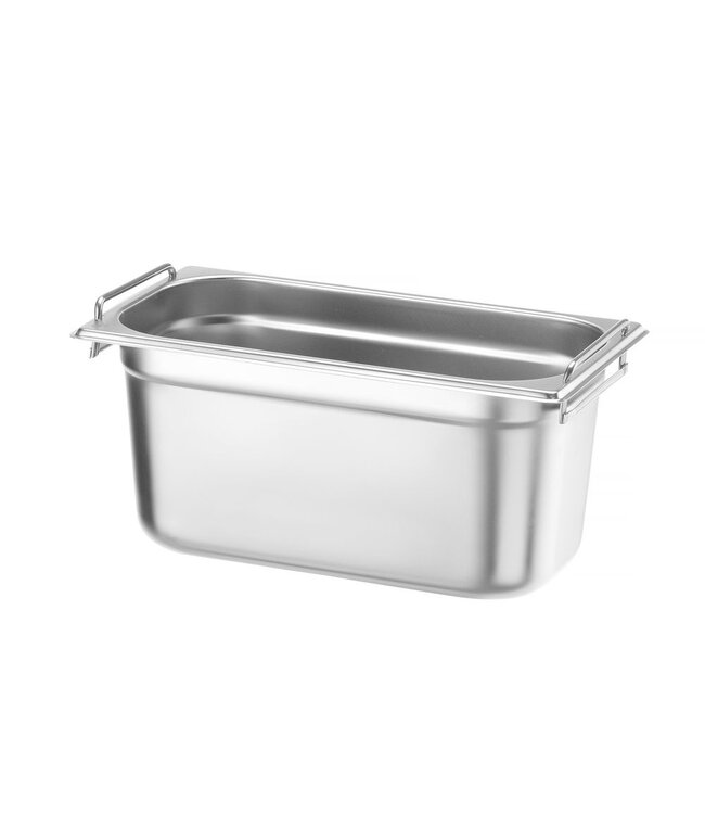 Gastronormbak rvs 1/3-150 mm diep 5,8 ltr met handgreep Budget Line - Hendi