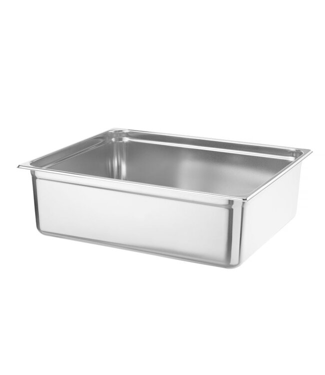 Gastronormbak rvs 2/1-200 mm diep 58 ltr zonder greep Profi Line- Hendi