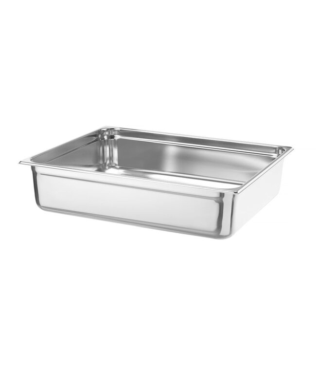 Gastronormbak rvs 2/1-150 mm diep 43 ltr zonder greep Profi Line- Hendi
