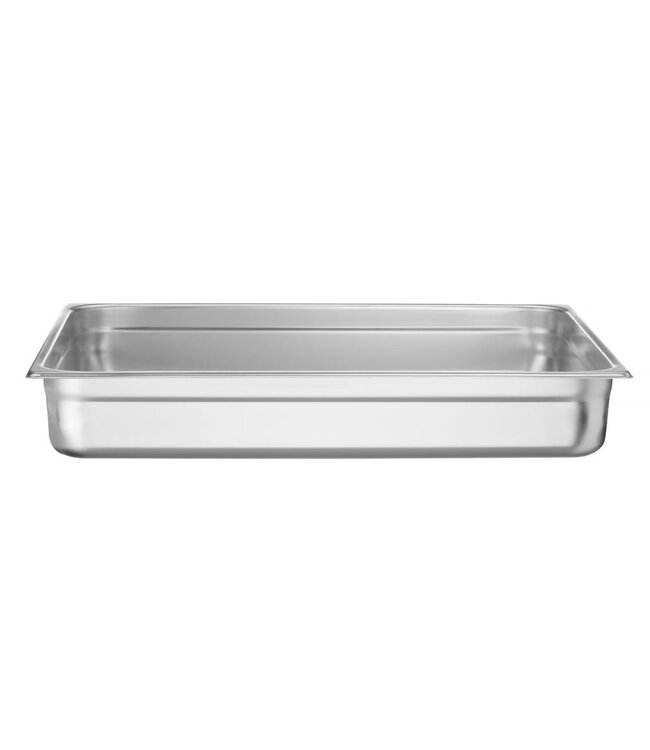 Gastronormbak rvs 2/1-100 mm diep 30 ltr zonder greep Profi Line- Hendi