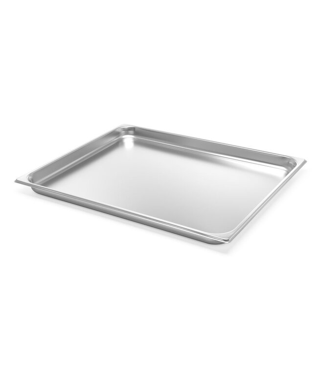 Gastronormbak rvs 2/1-040 mm diep 11 ltr zonder greep Profi Line- Hendi