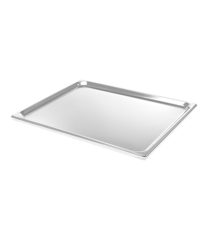 Gastronormbak rvs 2/1-020 mm diep 5,5 ltr zonder greep Profi Line- Hendi