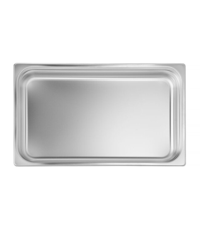 Gastronormbak rvs 1/1-100 mm diep 14 ltr zonder greep Profi Line- Hendi