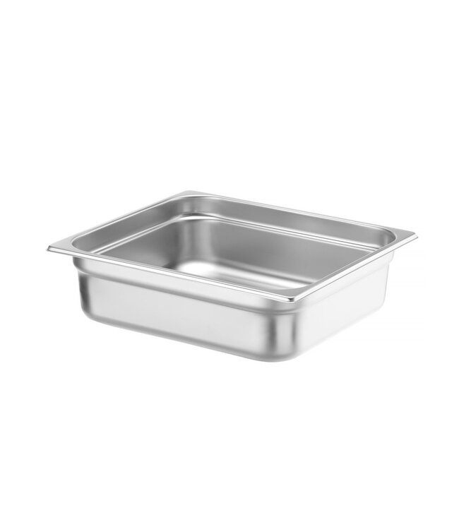 Gastronormbak rvs 2/3-100 mm diep 9 ltr zonder greep Profi Line- Hendi