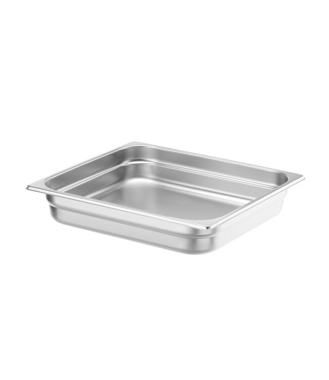 Gastronormbak rvs 2/3-065 mm diep 5,5 ltr zonder greep Profi Line- Hendi