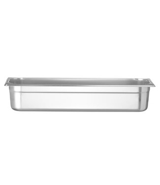 Hendi - Profi Line Gastronormbak rvs 2/4-100 mm diep 5,8 ltr zonder greep Profi Line- Hendi