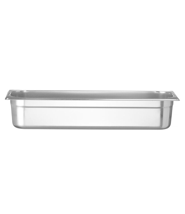 Gastronormbak rvs 2/4-100 mm diep 5,8 ltr zonder greep Profi Line- Hendi