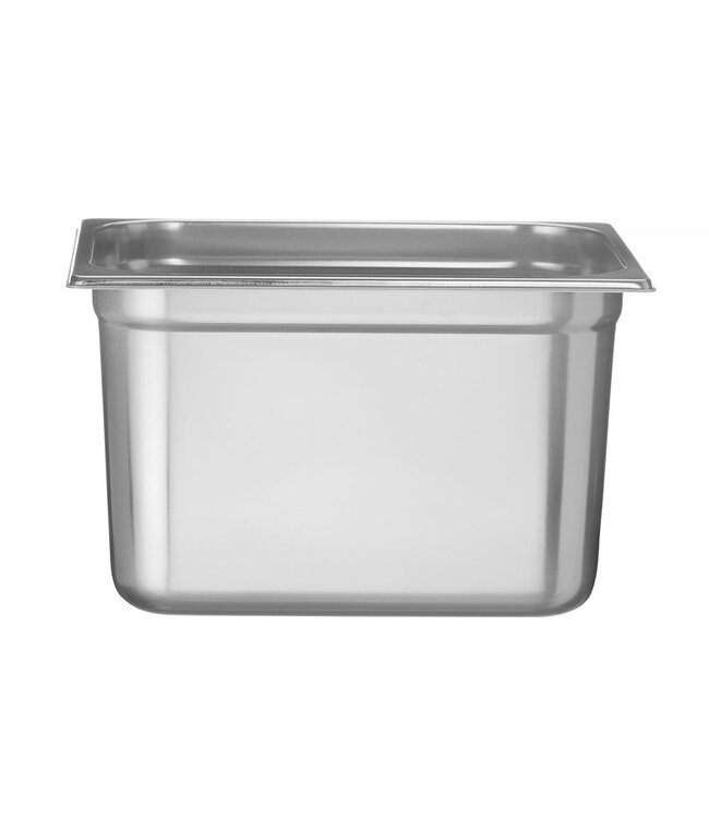 Gastronormbak rvs 1/2-200 mm diep 12,5 ltr zonder greep Profi Line- Hendi