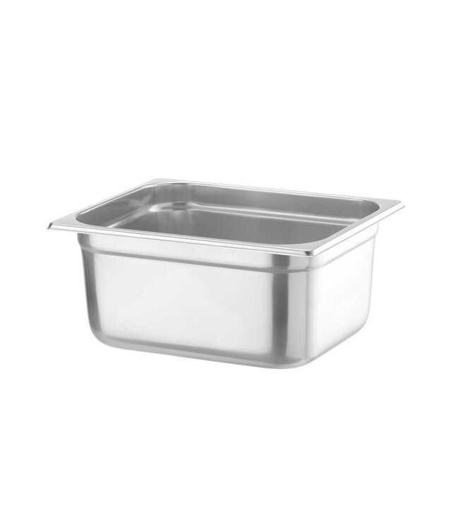 Gastronormbak rvs 1/2-150 mm diep 9,5 ltr zonder greep Profi Line- Hendi