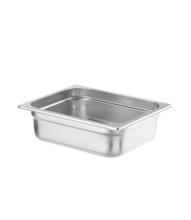 Gastronormbak rvs 1/2-100 mm diep 6,5 ltr zonder greep Profi Line- Hendi