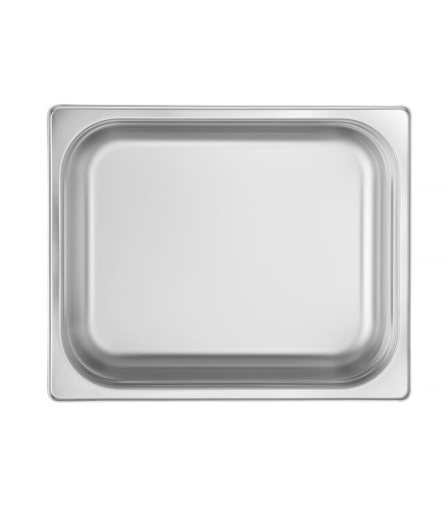 Gastronormbak rvs 1/2-100 mm diep 6,5 ltr zonder greep Profi Line- Hendi