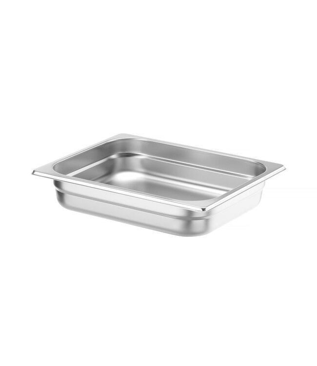 Gastronormbak rvs 1/2-065 mm diep 4 ltr zonder greep Profi Line- Hendi