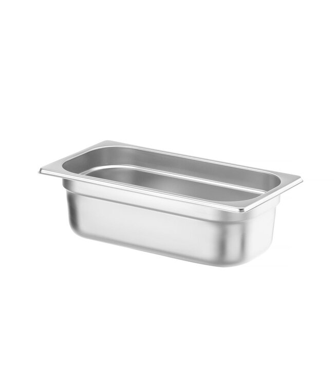 Gastronormbak rvs 1/3-100 mm diep 4 ltr zonder greep Profi Line- Hendi