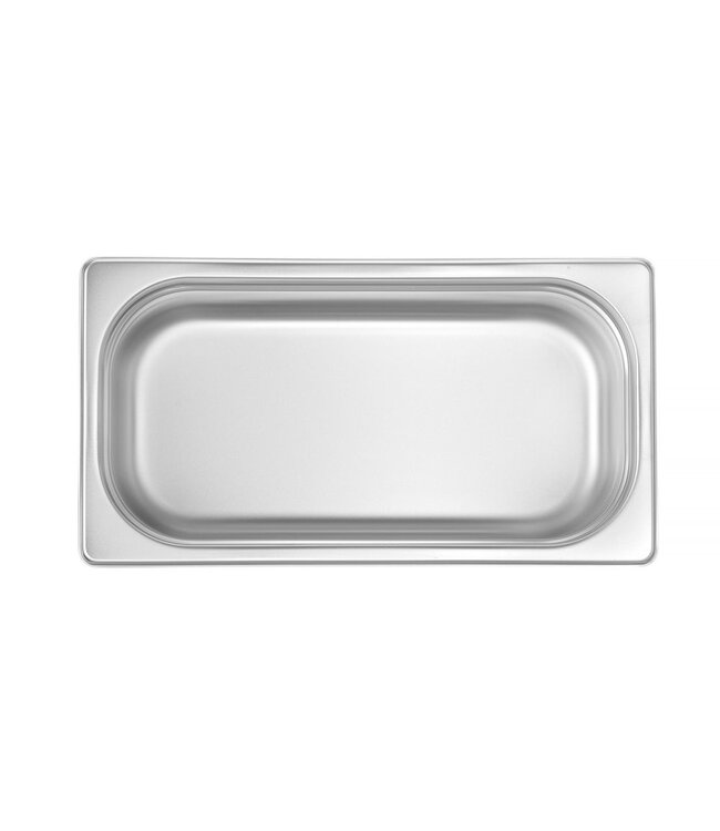 Gastronormbak rvs 1/3-100 mm diep 4 ltr zonder greep Profi Line- Hendi