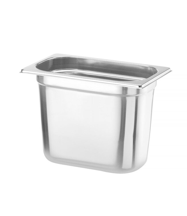 Gastronormbak rvs 1/4-200 mm diep 5,5 ltr zonder greep Profi Line- Hendi