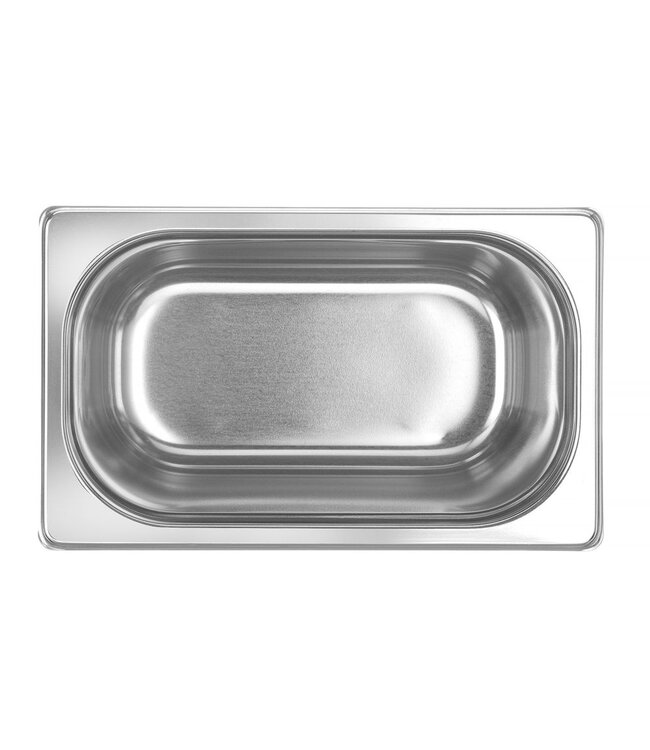 Gastronormbak rvs 1/4-200 mm diep 5,5 ltr zonder greep Profi Line- Hendi