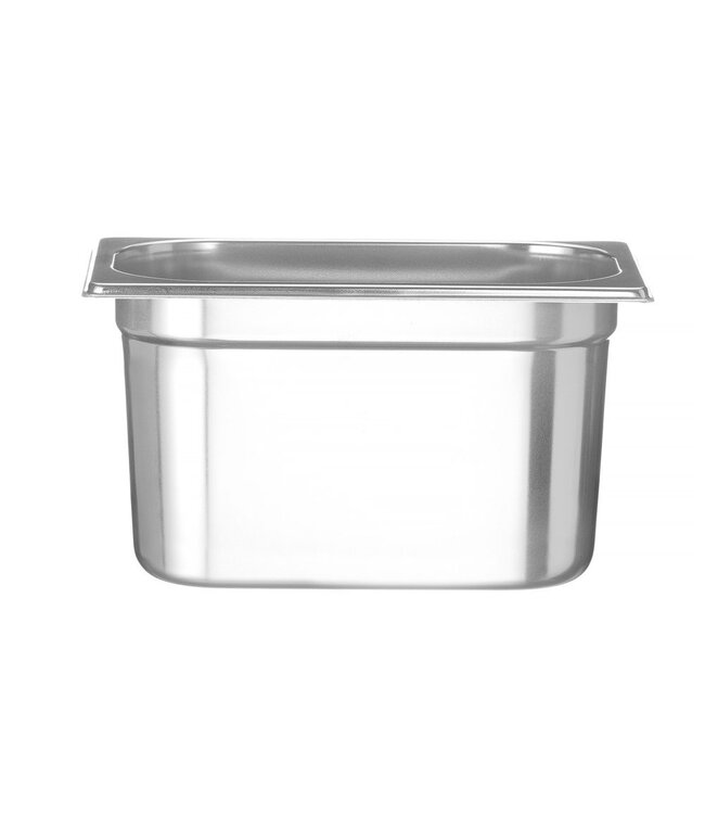 Gastronormbak rvs 1/4-150 mm diep 4 ltr zonder greep Profi Line- Hendi