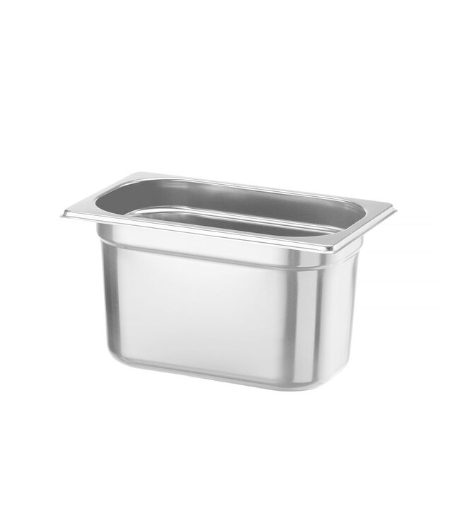 Gastronormbak rvs 1/4-150 mm diep 4 ltr zonder greep Profi Line- Hendi