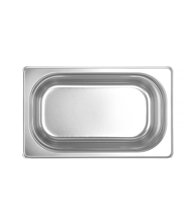 Gastronormbak rvs 1/4-150 mm diep 4 ltr zonder greep Profi Line- Hendi