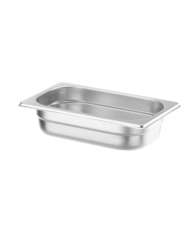 Gastronormbak rvs 1/4-065 mm diep 1,8 ltr zonder greep Profi Line- Hendi