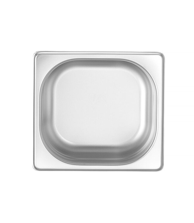 Gastronormbak rvs 1/6-065 mm diep 1 ltr zonder greep Profi Line- Hendi