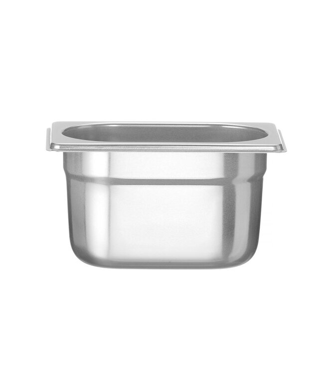 Gastronormbak rvs 1/9-100 mm diep 1 ltr zonder greep Profi Line- Hendi