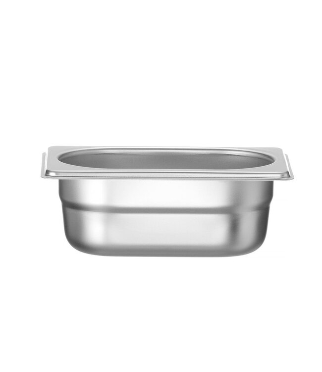 Gastronormbak rvs 1/9-065 mm diep 0,6 ltr zonder greep Profi Line- Hendi