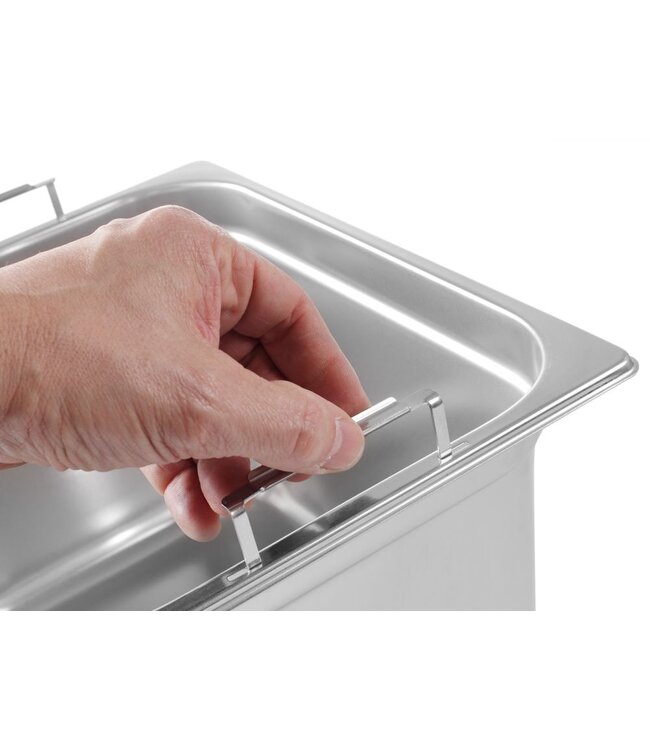 Gastronormbak rvs 1/1-200 mm diep 28 ltr met handgreep Profi Line- Hendi