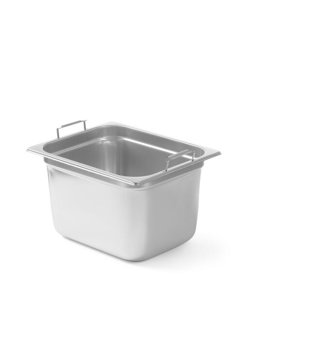 Gastronormbak rvs 1/2-200 mm diep 12,5 ltr met handgreep Profi Line- Hendi
