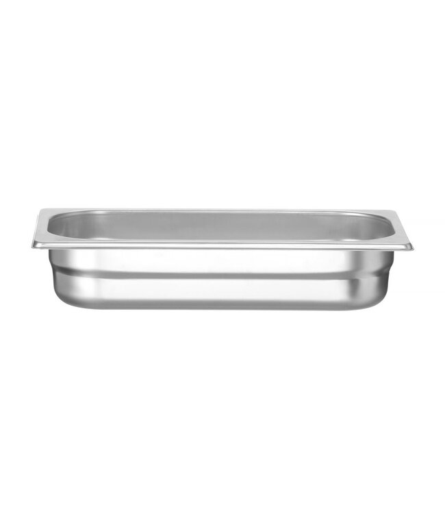 Gastronormbak rvs 1/3-065 mm diep 2,5 ltr geperforeerde bodem zonder greep Profi Line- Hendi