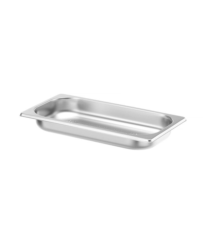 Gastronormbak rvs 1/3-040 mm diep 1,2 ltr geperforeerde bodem zonder greep Profi Line- Hendi