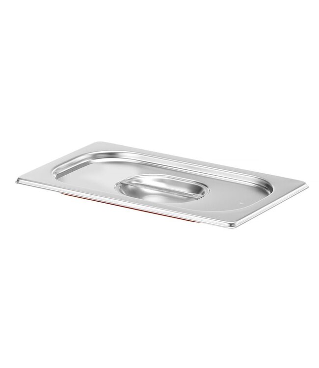 Gastronormdeksel rvs 1/4 waterdicht m/siliconenafdichting voor Profi Line GN containers- Hendi