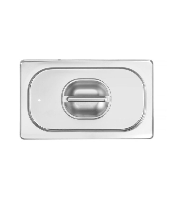 Gastronormdeksel rvs 1/4 waterdicht m/siliconenafdichting voor Profi Line GN containers- Hendi