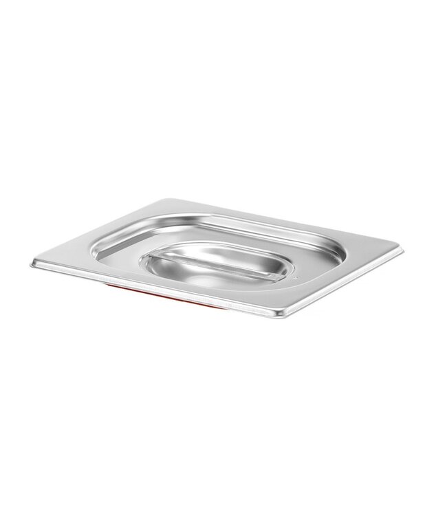 Gastronormdeksel rvs 1/6 waterdicht m/siliconenafdichting voor Profi Line GN containers- Hendi