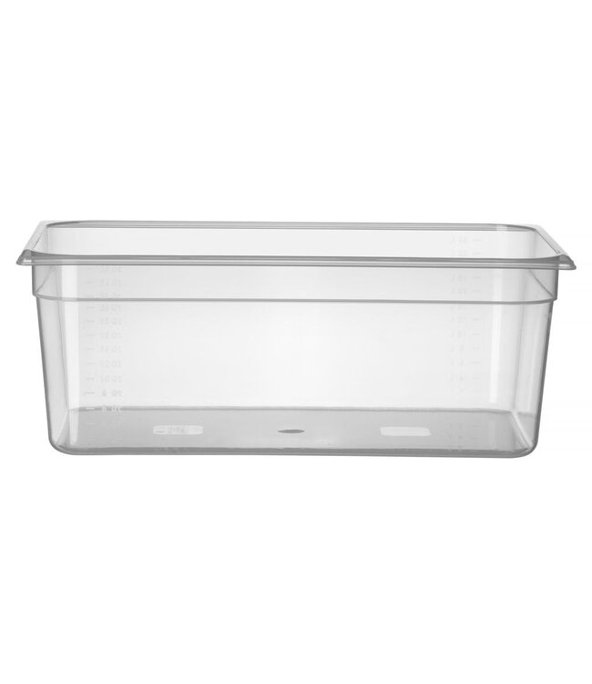 Gastronormbak PP(polypropyleen) 1/1-200 mm diep 28 ltr -40°C tot +80°C - Hendi