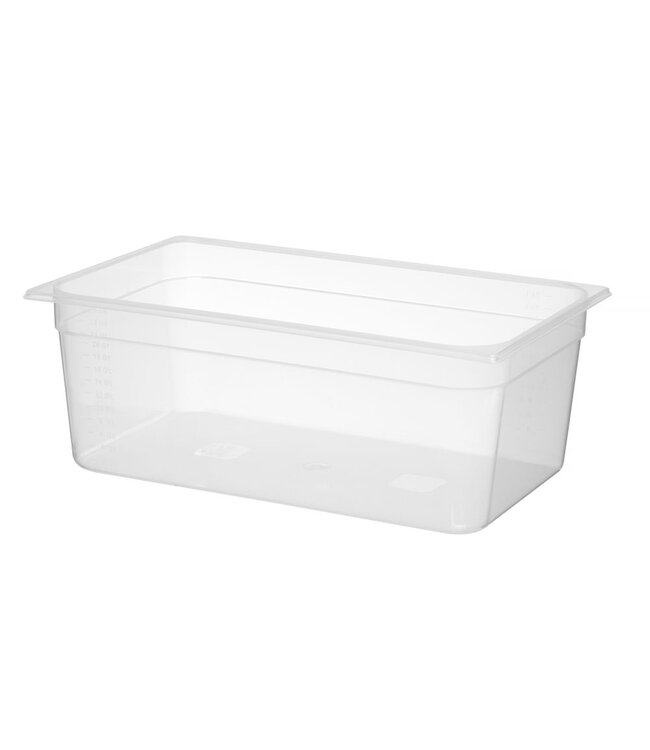 Gastronormbak PP(polypropyleen) 1/1-200 mm diep 28 ltr -40°C tot +80°C - Hendi