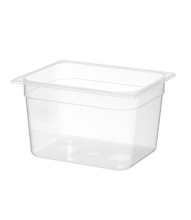 Gastronormbak PP(polypropyleen) 1/2-200 mm diep 12,5 ltr -40°C tot +80°C - Hendi